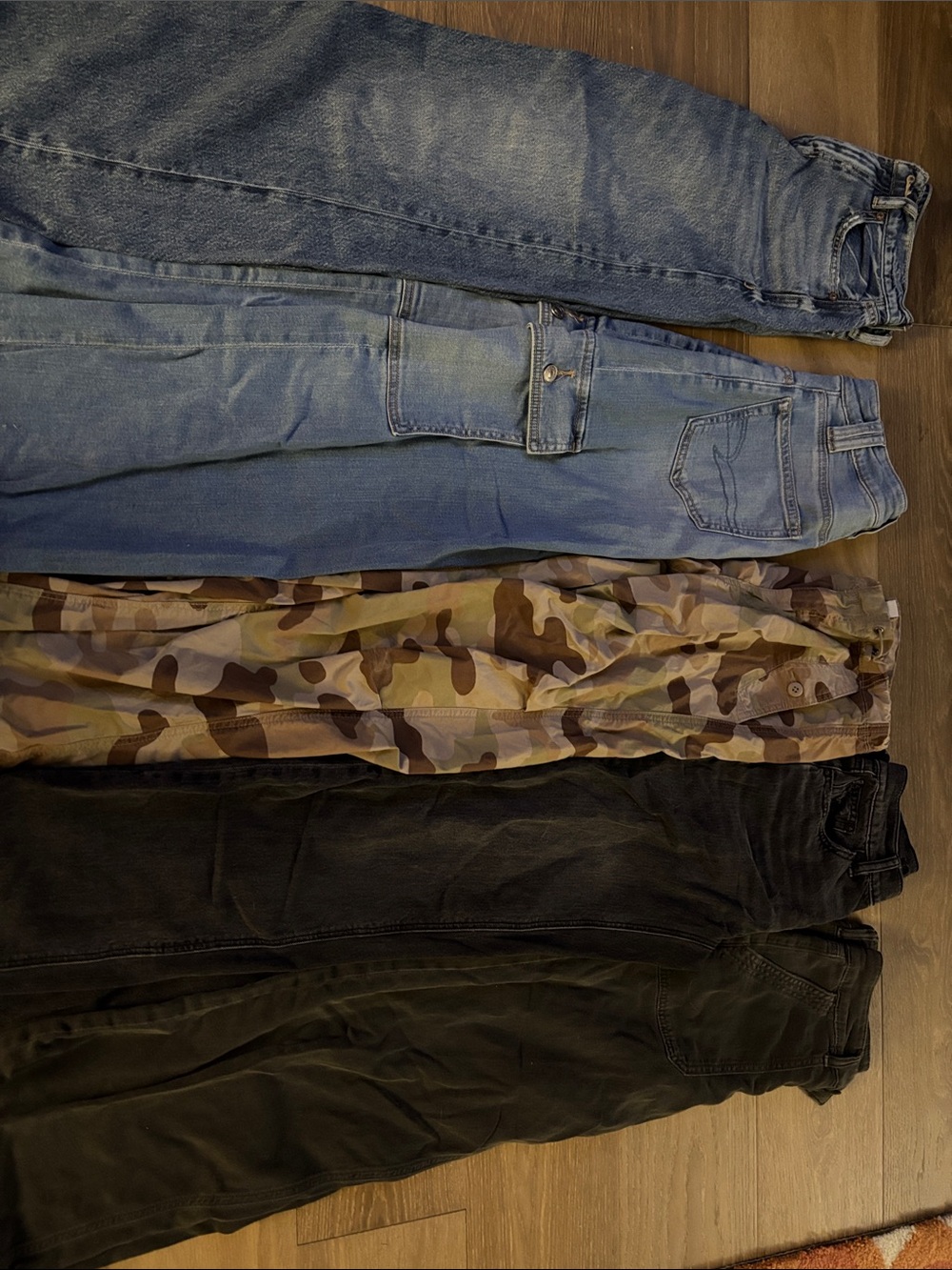 American Eagle 000 xxs women's girls jeans cargos lot